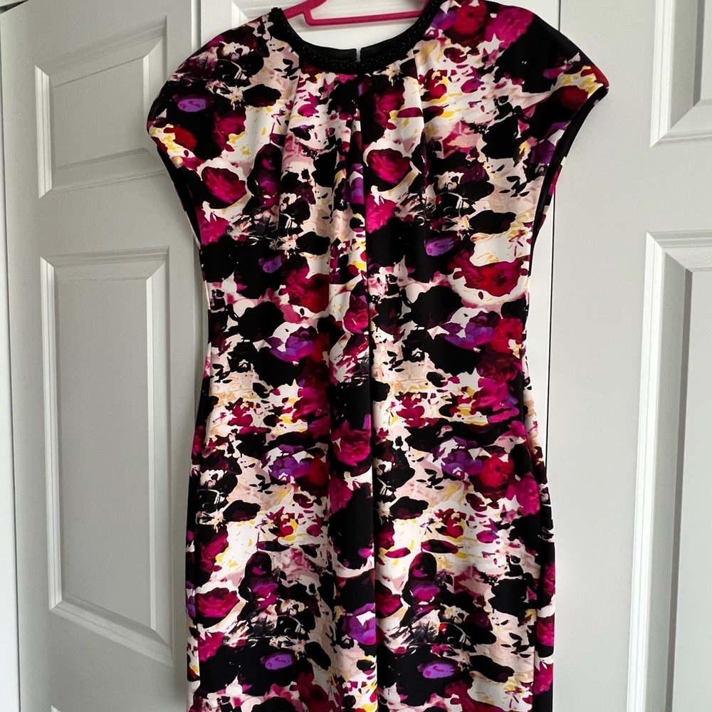 Marc New York Pink and Black Sheath Dress